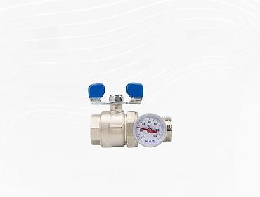 kalekdir: Su ventiliSu ventili Xüsusiyyətləri: Termometrli kollektorun ön top — 1