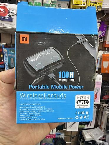 mi qulaqlıq: Yeni Simsiz (Bluetooth) Qulaqcıqlar, Xiaomi, rəng - Qara — 1