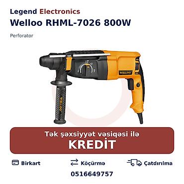 perfarator: Elan başlığı: Perforator Welloo RHML-7026 800W Elan mətni: Welloo — 1