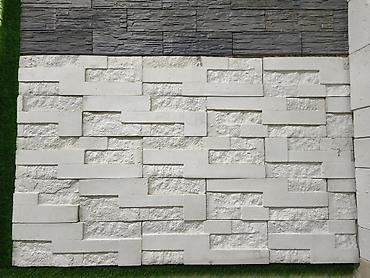 Dekorativ divar panelləri – daş fakturalı - Material: dekorativ