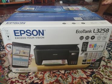 не рабочий машины: Принтер epson L3258 новый с коробкой и с документами принтер масла