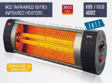 şamdan elektrikli soba: Qizdirici qızdırıcı pec peç Şamdan Turk istehsali 3000 watt guc 16