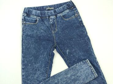 bluzki jeansowa z falbankami: Jeansy, S, stan - Bardzo dobry
