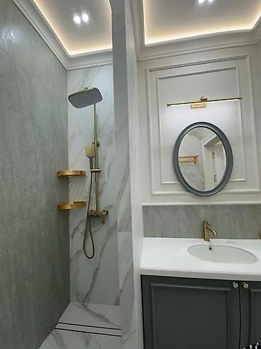 квартиры беловодское: 2 комнаты, 75 м², Асанбай мкр Элитка, 9 этаж, Дизайнерский ремонт — 7