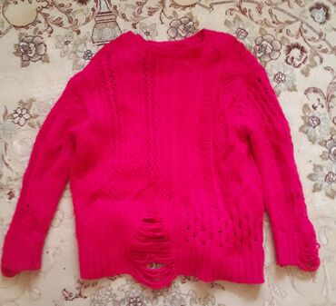детский свитер с рисунком: Женский свитер M (EU 38), цвет - Розовый, 9Fashion Woman