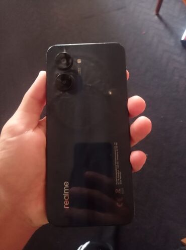 iphone телефон: Realme C33, 64 ГБ, цвет - Черный, Сенсорный