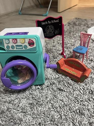 Балдар дүйнөсү: Большой кукольный дом с фасадом в пастельных тонах и открывающейся — 5