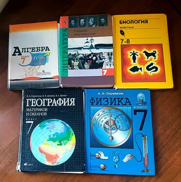 с.к.кыдыралиев а.б.урдалетова г.м.дайырбекова математика 5 класс: Продаю книги 7 класс по 200 сом . география биялогия алгебра