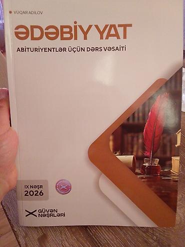 Tədris ədəbiyyatı: Məhsul: “ƏDƏBİYYAT – Abituriyentlər üçün dərs vəsaiti” Müəllif: Vuqar — 1