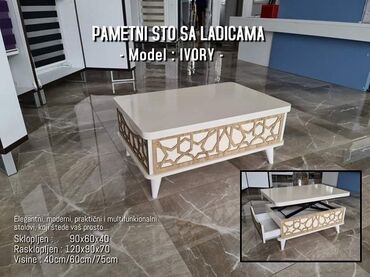 Stolovi: PAMETNI SKLOPIVI KLUB STO - 25000 RSD Elegantni, moderni, praktični i — 19
