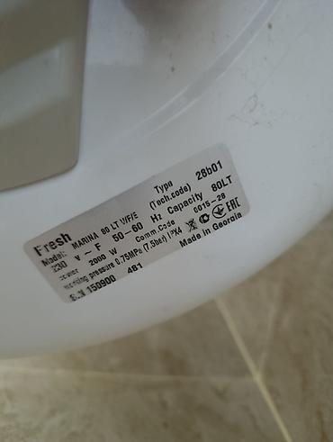 hamam çəni: Fresh “MARINA 80 LT V/F/E” divar tipli elektrik su qızdırıcısı - — 2