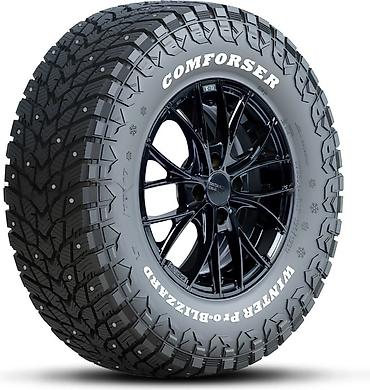 31570 r17: Шины 315 / 70 / R 17, Зимняя шипованная, Новый, 1 шт, Внедорожные (АТ/МТ), Германия, COMFORSER — 4