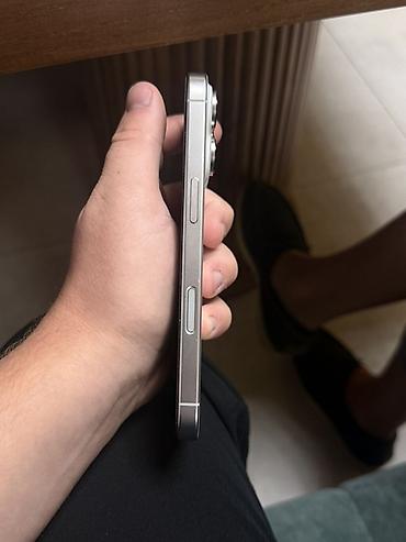 экран макбук: IPhone 16 Pro, Б/у, 256 ГБ, White Titanium, Кабель, 90 % — 3