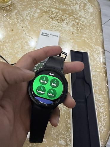 samsung watch 1: Samsung Galaxy Watch6 Classic ağıllı saat - Rəng: qara - Korpus — 1