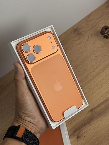 note 15 pro plus: IPhone 17 Pro Max, Новый, 256 ГБ, Оранжевый, Кабель, Коробка, 100 % — 1