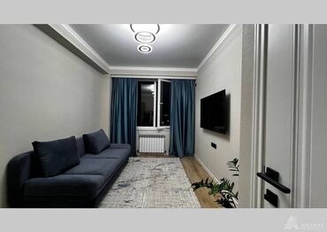 недостроенные дома в бишкеке: 1 комната, 32 м², Элитка, 11 этаж, Евроремонт