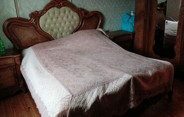 белая мебель в стиле прованс: İkinəfərlik çarpayı, Dolab, Termo, Tumba, İşlənmiş