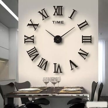 nişan dekoru: Saat divar saati 3d rəqəmsal divar saatlari ölçülerine göre qiymetler