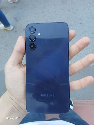 Samsung Galaxy A15, 256 GB, rəng - Mavi, Barmaq izi