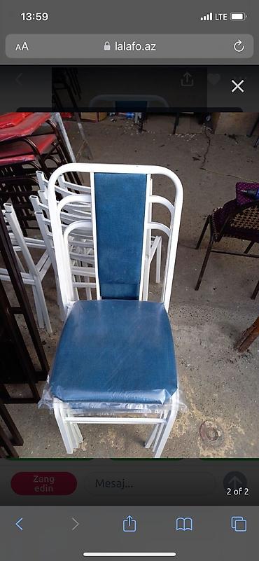 Stullar: Kafe və restoranlar üçün 4 nəfərlik 6 nəfərlik 8 nəfərlik stul və — 3