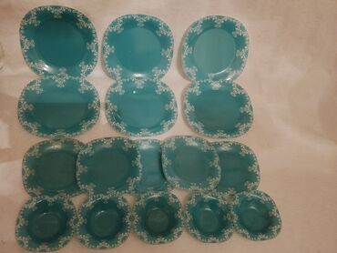 Nahar dəstləri və servizlər: Nahar dəsti, rəng - Yaşıl, Keramika — 3