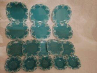 Boşqablar: Boşqablar, 14 ədədli dəst, Şüşə, Rusiya — 2