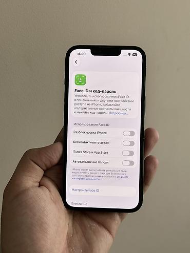 apple 13 бу: IPhone 13, Б/у, 128 ГБ, Зеленый, Защитное стекло, Чехол, 94 % — 5