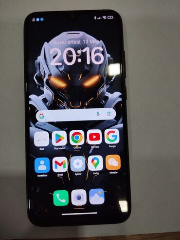2 ci əl telfonlar: Xiaomi Redmi 8, 32 ГБ, цвет - Черный, 
 Кнопочный, Отпечаток пальца, Две SIM карты