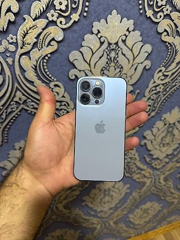 ikinci el redmi not 10 s: IPhone 13 Pro, 128 GB, Sierra Blue, Barmaq izi, Face ID — 2