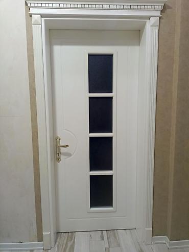 4 ədəd Ağ rəngli daxili otaq qapısı - Klassik dizayn: Ağ rəngli