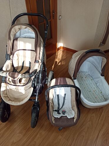 прогулочная коляска peg perego: Коляска, цвет - Коричневый