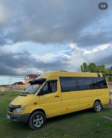 срочно продаю в связи с переездом: Mercedes-Benz Спринтер: 2001 г., 2.7 л, Механика, Дизель, Бус
