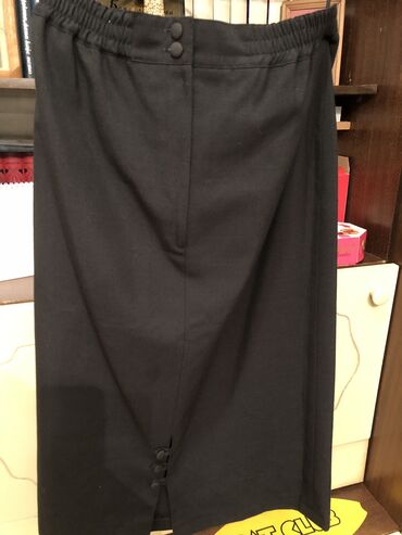 Suknje: XL, Midi, bоја - Crna — 6