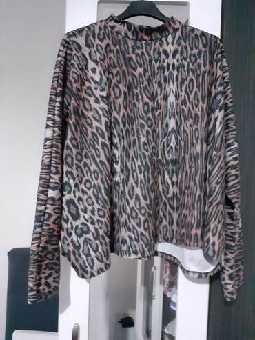 animal print bluze: Zara, M (EU 38), Leopard, krokodil, zebra, bоја - Šareno