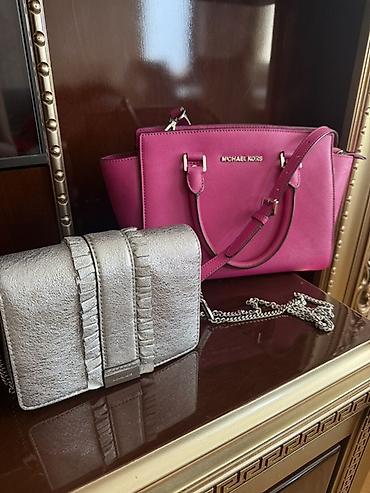 tote canta: Michael Kors çanta dəsti - 1) Michael Kors orta ölçülü tote/handbag – — 1