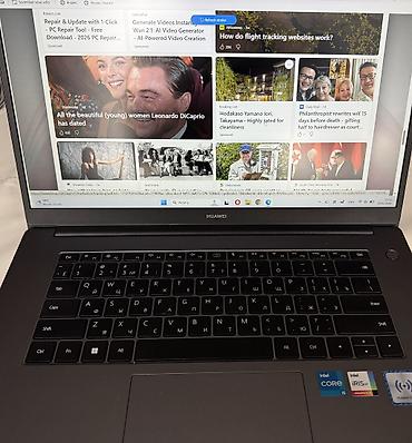 Huawei: Huawei MateBook D15 - TƏCİLİ SATILIR. ENDİRİM MÜMKÜNDÜR. real — 2