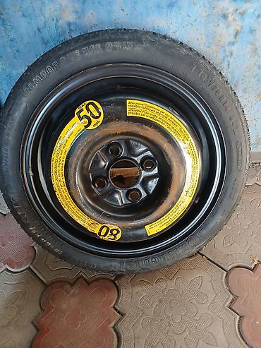 Шиналар жана дисктер: Дөңгөлөктөр монтажда <130 / 70 / R 14, Жаңы, Камдык, Жеңил унаалар, Темир, тешиктери - 4 — 1
