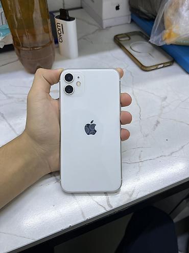 продаю симку: IPhone 11, Новый, 128 ГБ, Белый, Зарядное устройство, Защитное стекло, Чехол, 82 % — 2