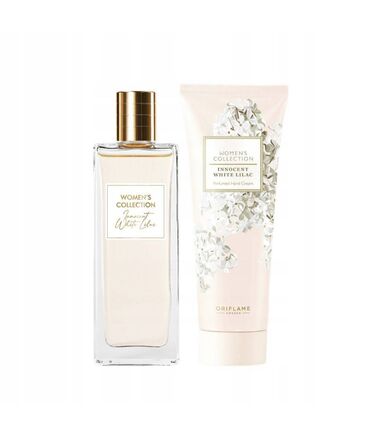 Свадебные платья и аксессуары: Oriflame Women's Collection White Lilac etir ve el kremi desti. Etir
