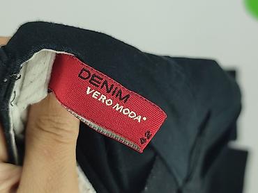 czerwone: Czarne spodnie męskie Vero Moda – model Denim, rozmiar 42. Klasyczne — 5