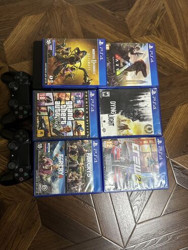 ps4 диски купить: Playstation 4 Pro 1Tb - 2 геймпада DualShock 4 (видно на фото). - 7