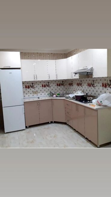 Sifarişlə mətbəx mebeli: Sifarişlə mətbəx dəsti, Özü çəkən petlələr, Mat laminat, Kredit yoxdur, Rayonlara çatdırılma, Pulsuz çatdırılma — 16