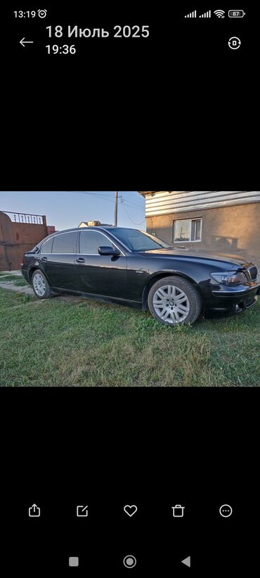 BMW: BMW 7 series: 2007 г., 3 л, Автомат, Бензин, Седан — 4