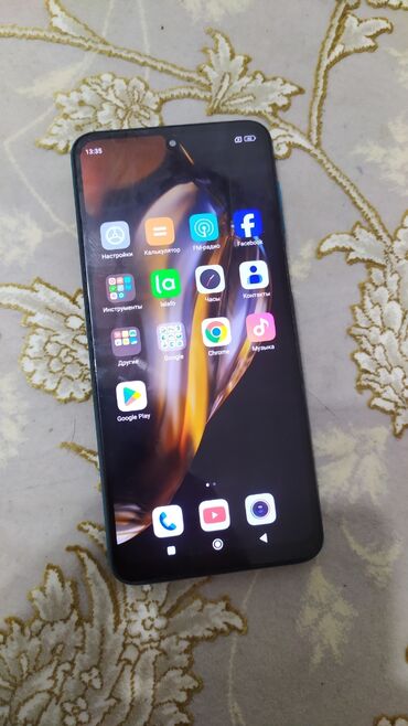 самова: Redmi, Redmi Note 9S, Б/у, 128 ГБ, цвет - Синий, 2 SIM