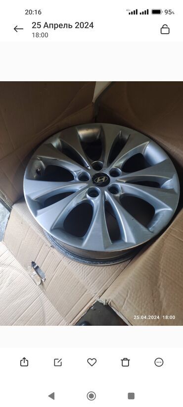 Disklər: İşlənmiş Disk Hyundai R 18, 5 Boltlu