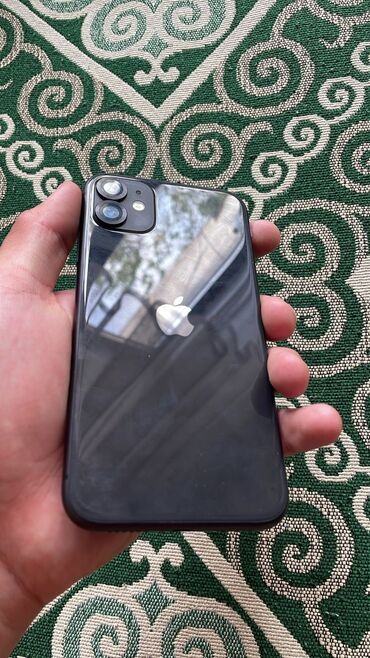 телефон в рассрочку с плохой кредитной историей бишкек: IPhone 11, Колдонулган, 128 ГБ, Black Titanium, Каптама, 74 %