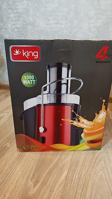 king kong: Yenidir. King EXOTIC meyvə sıxanı – 1000 W - Güclü 1000 W motor: sərt — 2