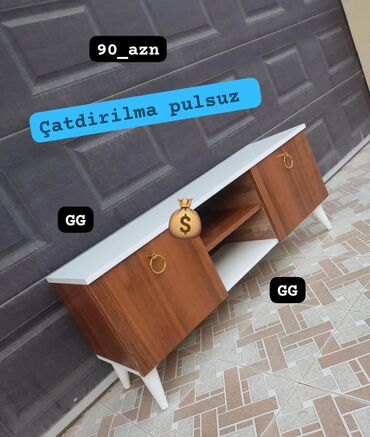 tv stend qiymetleri: TV stend rəng seçimi var