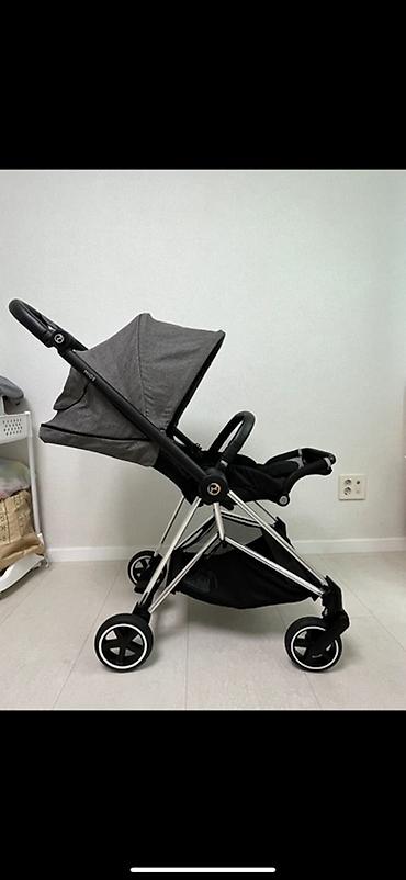 коляска sybex: Коляска-прогулка Cybex Mios (линейка Platinum), цвет серый меланж с — 1