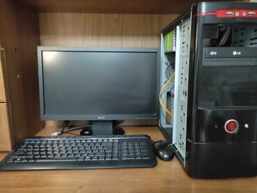 Настольные ПК и рабочие станции: Компьютер, ядер - 2, ОЗУ 4 ГБ, Для несложных задач, Б/у, Intel Pentium, HDD